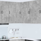 Keukenkast 57x57x100 cm beton grijs bewerkt hout