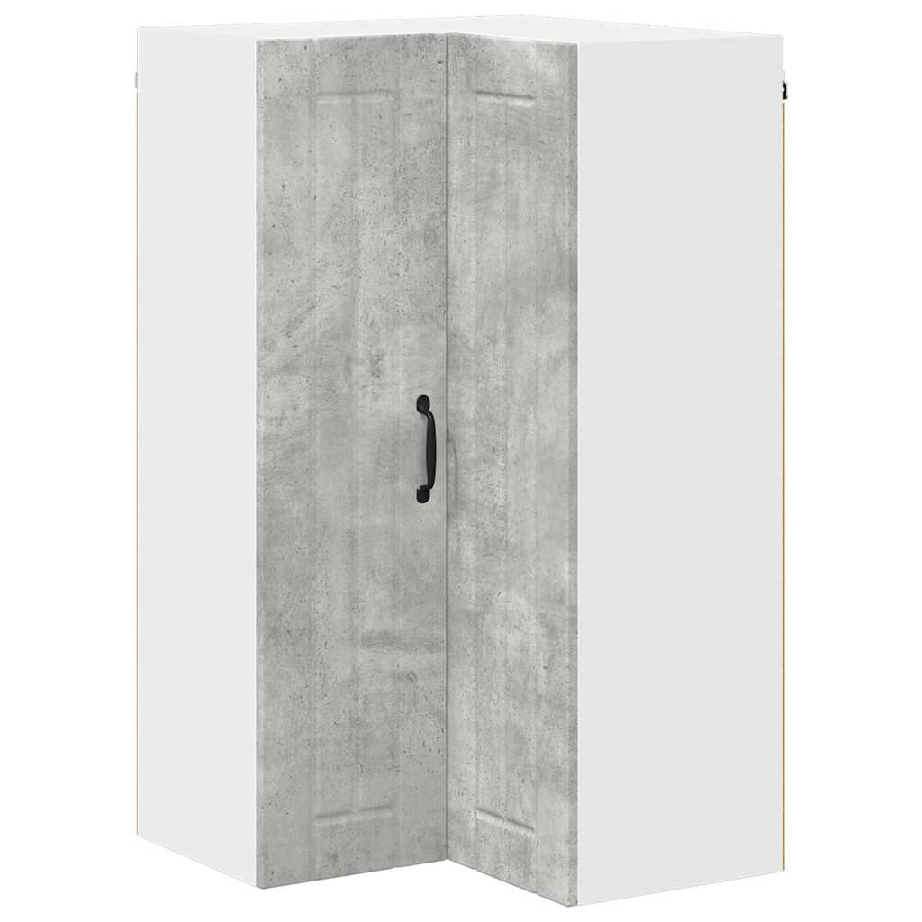 Keukenkast aan de muur met plank Beton Grijs 57 x 57 x 100 cm