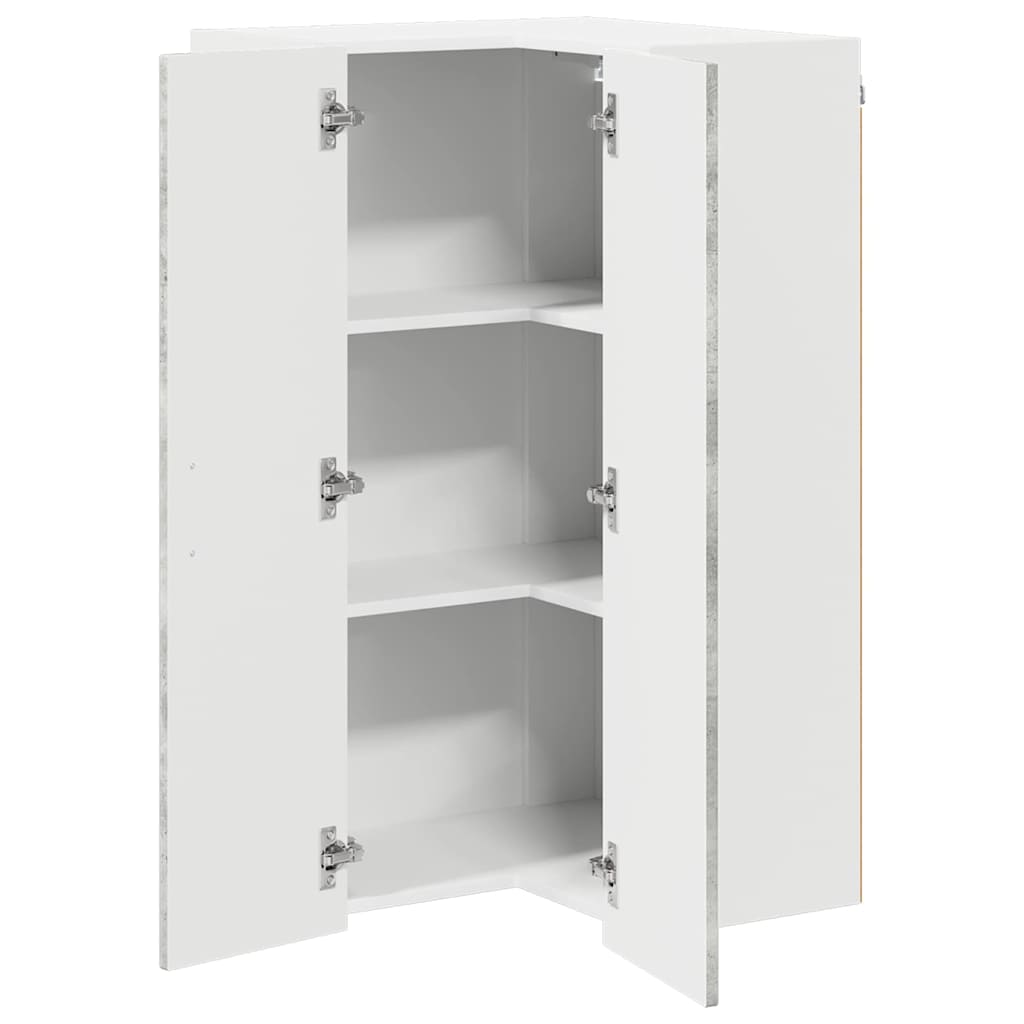 Keukenkast aan de muur met plank Beton Grijs 57 x 57 x 100 cm