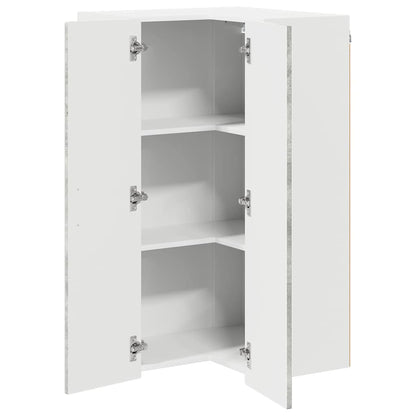 Keukenkast aan de muur met plank Beton Grijs 57 x 57 x 100 cm
