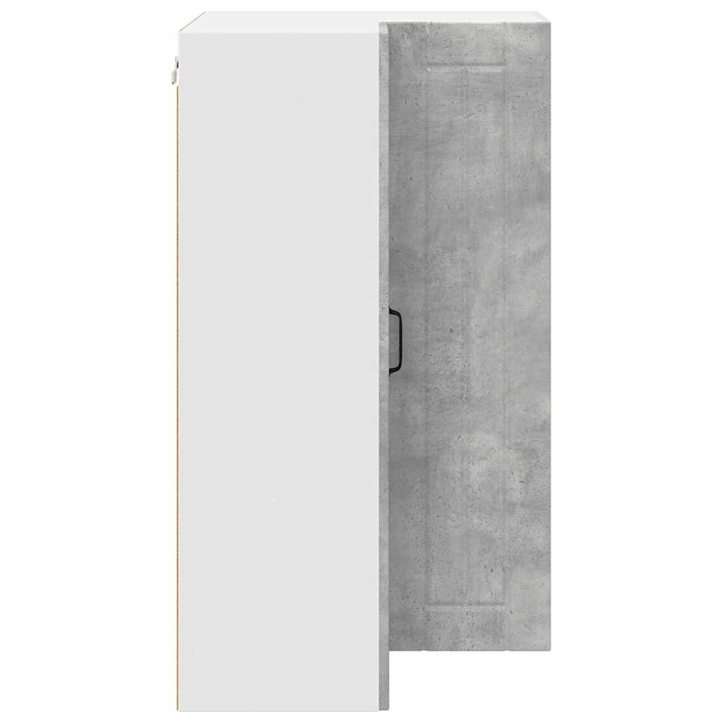 Keukenkast aan de muur met plank Beton Grijs 57 x 57 x 100 cm