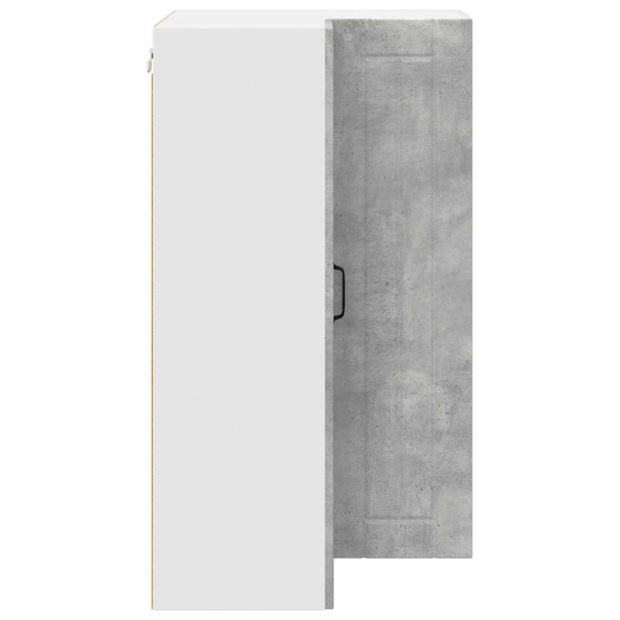 Keukenkast aan de muur met plank Beton Grijs 57 x 57 x 100 cm