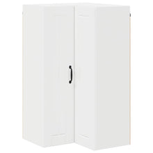 Keukenkast aan de muur met plank Hoogglans wit 57 x 57 x 100 cm