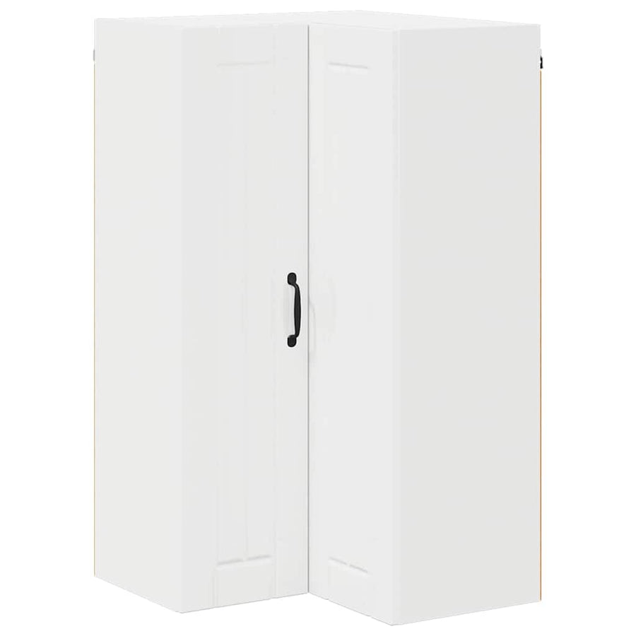 Keukenkast aan de muur met plank Hoogglans wit 57 x 57 x 100 cm