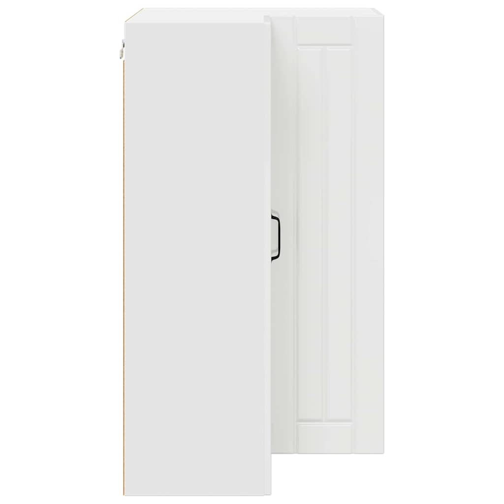 Keukenkast aan de muur met plank Hoogglans wit 57 x 57 x 100 cm
