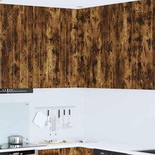 Keukenkast aan de muur met plank Gerookt eiken 57 x 57 x 100 cm