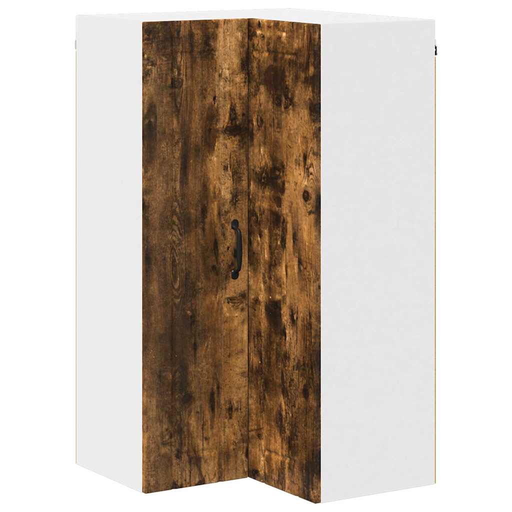 Keukenkast aan de muur met plank Gerookt eiken 57 x 57 x 100 cm