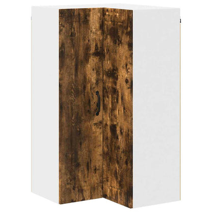 Keukenkast aan de muur met plank Gerookt eiken 57 x 57 x 100 cm