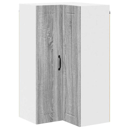 Keukenkast aan de muur met plank Grijs Sonoma 57 x 57 x 100 cm