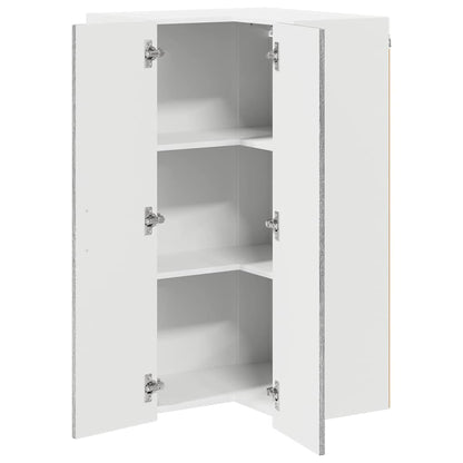 Keukenkast aan de muur met plank Grijs Sonoma 57 x 57 x 100 cm
