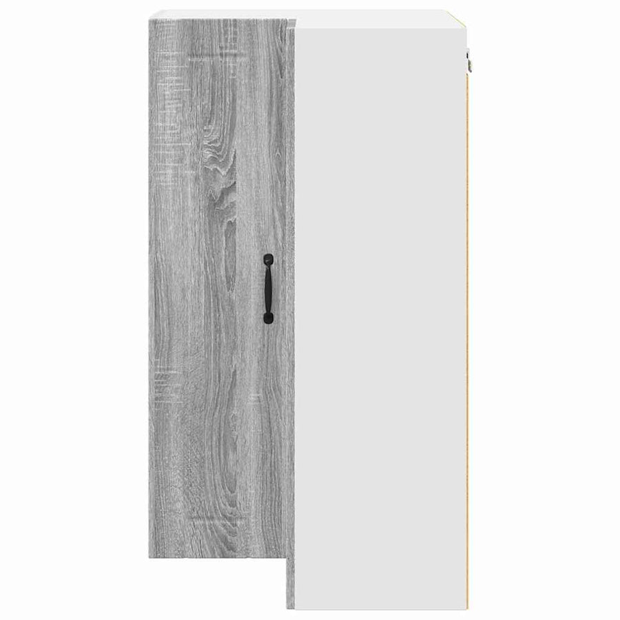 Keukenkast aan de muur met plank Grijs Sonoma 57 x 57 x 100 cm