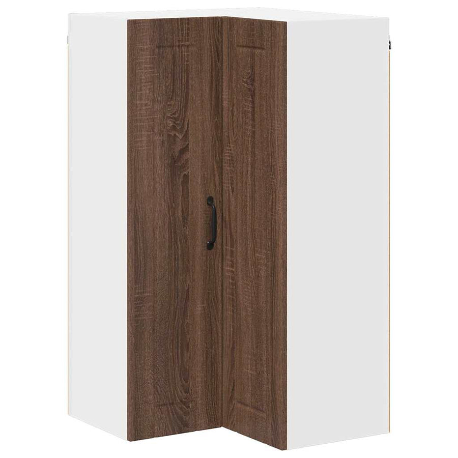 Keukenkast aan de muur met plank Bruin Eiken 57 x 57 x 100 cm