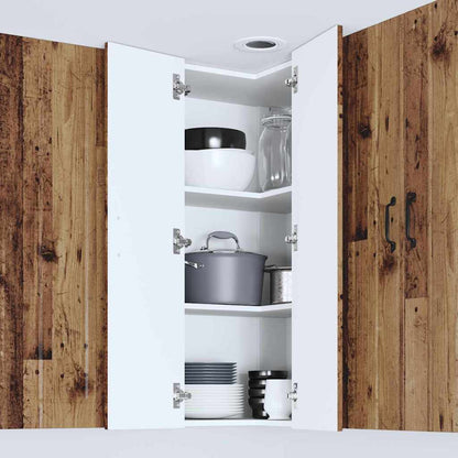 Keukenkast aan de muur Oud Hout 57 x 57 x 100 cm Bewerkt hout