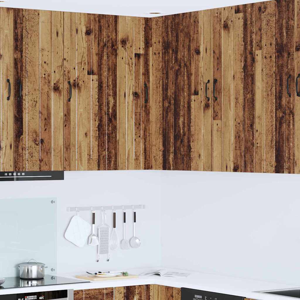 Keukenkast aan de muur Oud Hout 57 x 57 x 100 cm Bewerkt hout