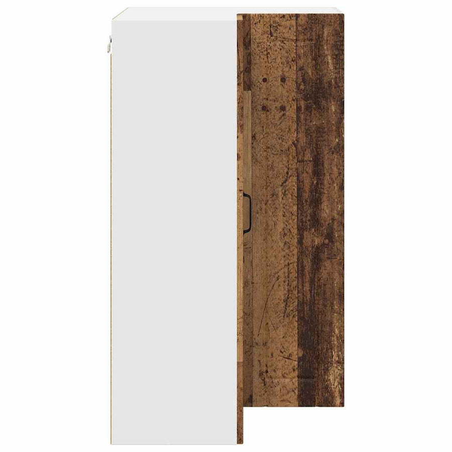 Keukenkast aan de muur Oud Hout 57 x 57 x 100 cm Bewerkt hout