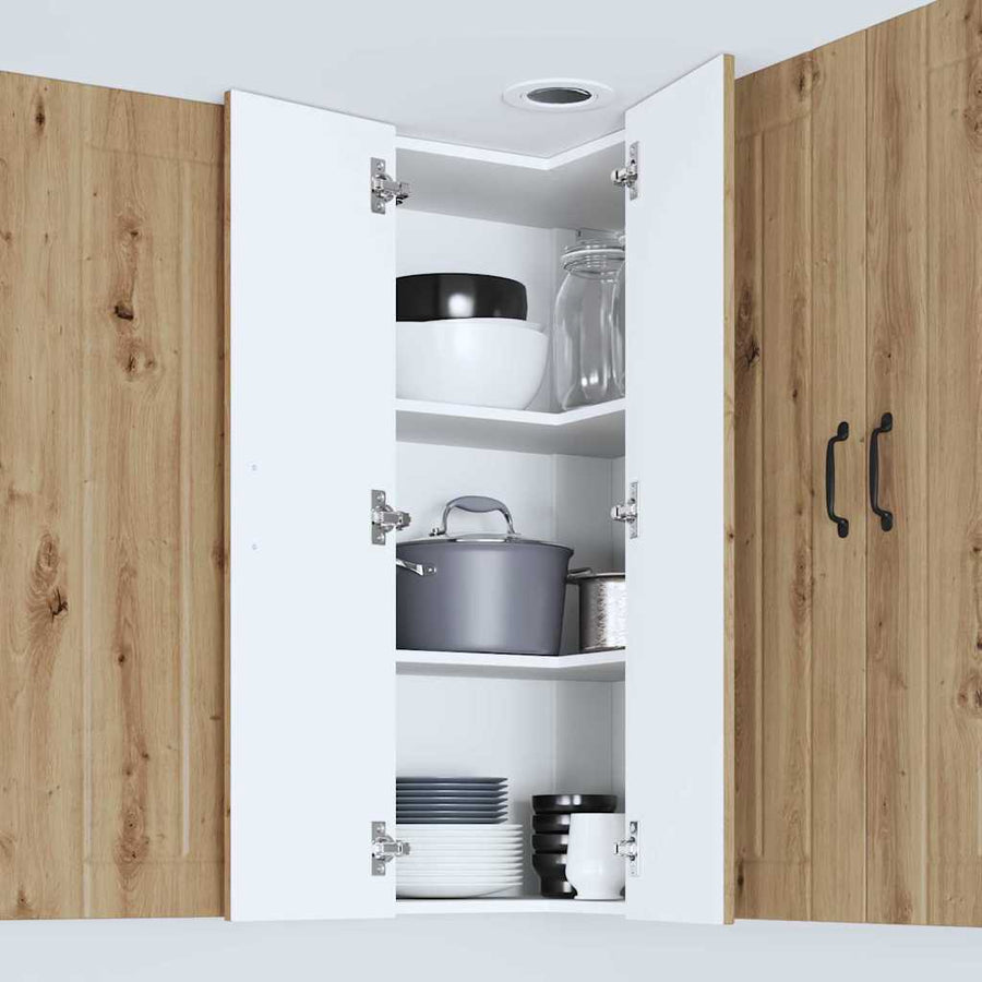 Keukenkast aan de muur met plank Artisan Eiken 57 x 57 x 100 cm
