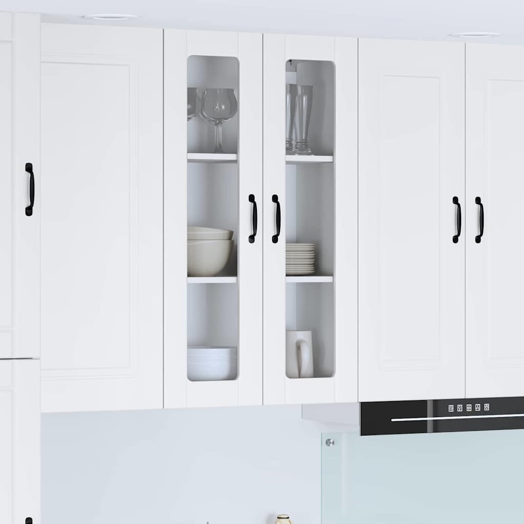 Keukenkast aan de muur Wit 60 x 31 x 100 cm Bewerkt hout