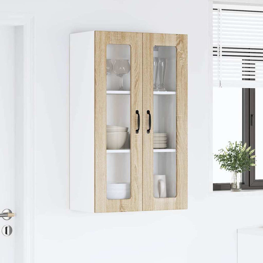 Keukenkast aan de muur met plank Sonoma Eiken 60 x 31 x 100 cm