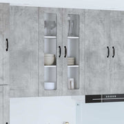 Keukenkast wand 60x31x100 cm beton grijs