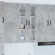 Keukenkast aan de muur met plank Beton Grijs 60 x 31 x 100 cm
