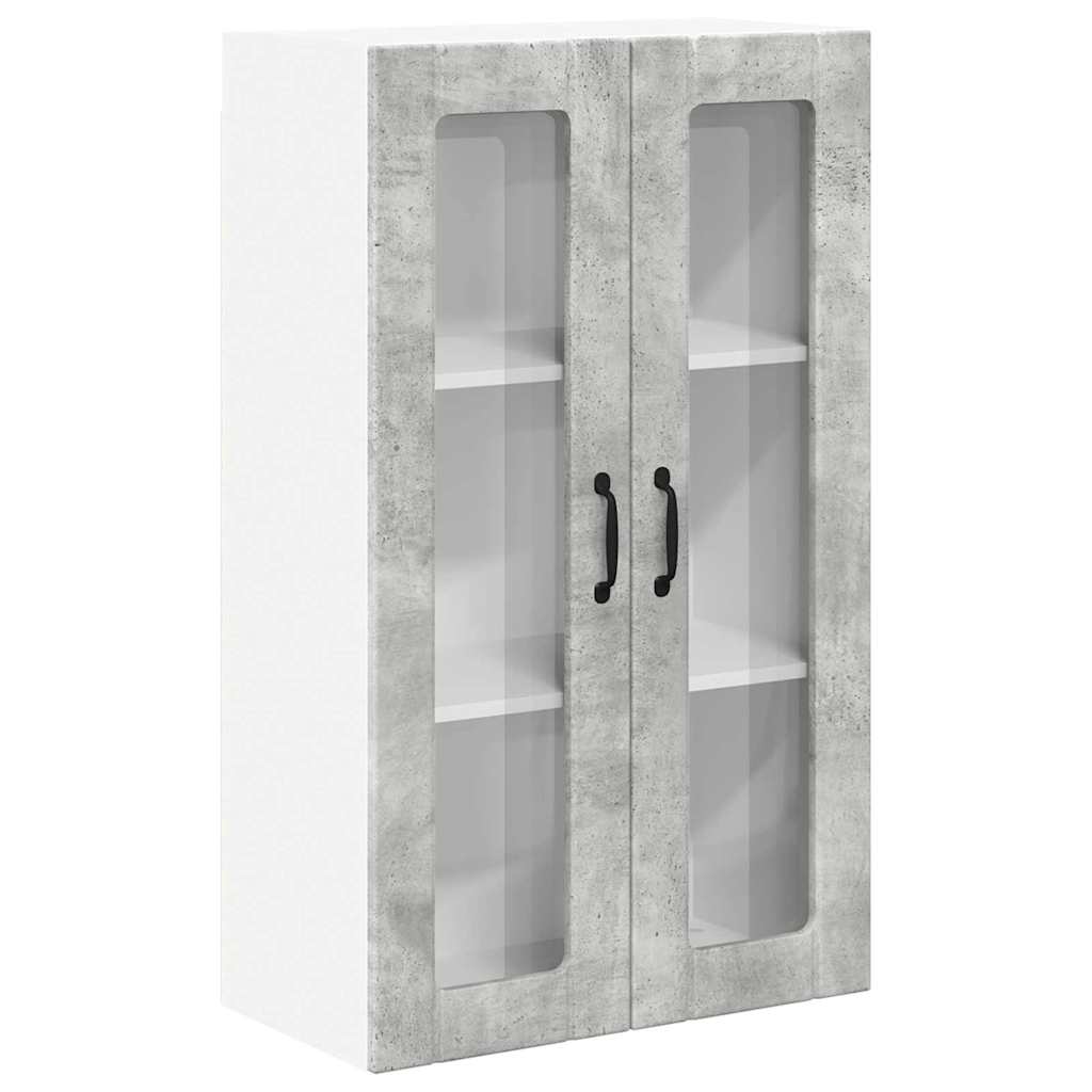 Keukenkast aan de muur met plank Beton Grijs 60 x 31 x 100 cm