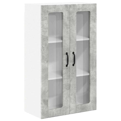 Keukenkast aan de muur met plank Beton Grijs 60 x 31 x 100 cm