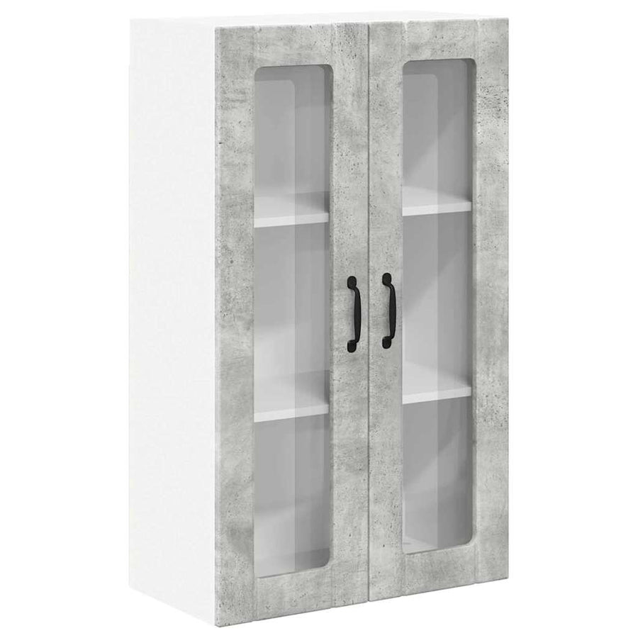 Keukenkast aan de muur met plank Beton Grijs 60 x 31 x 100 cm
