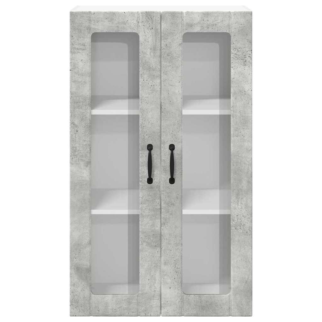Keukenkast aan de muur met plank Beton Grijs 60 x 31 x 100 cm