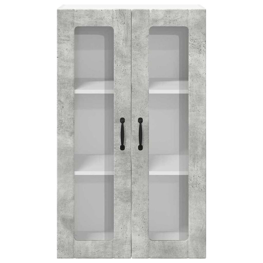 Keukenkast aan de muur met plank Beton Grijs 60 x 31 x 100 cm