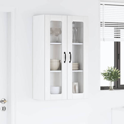 Keukenkast aan de muur met plank Hoogglans wit 60 x 31 x 100 cm