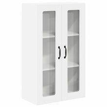 Keukenkast aan de muur met plank Hoogglans wit 60 x 31 x 100 cm