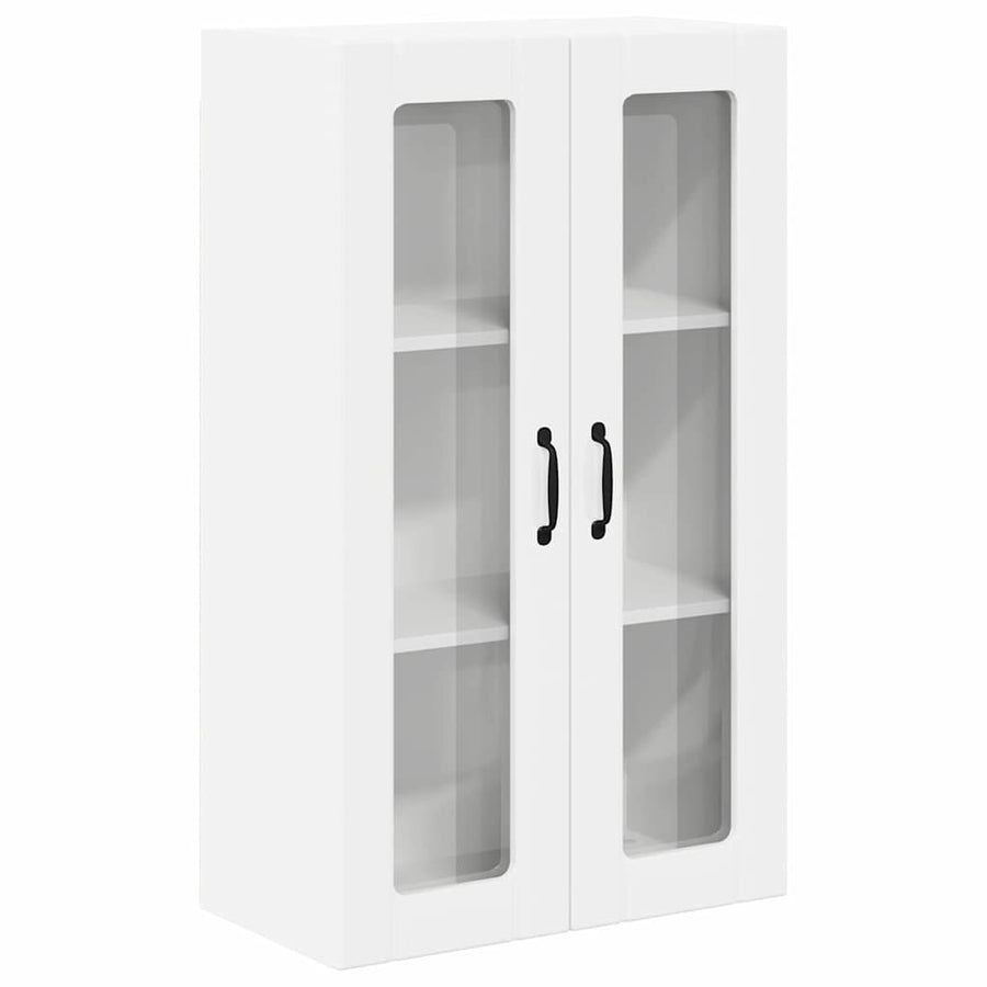Keukenkast aan de muur met plank Hoogglans wit 60 x 31 x 100 cm