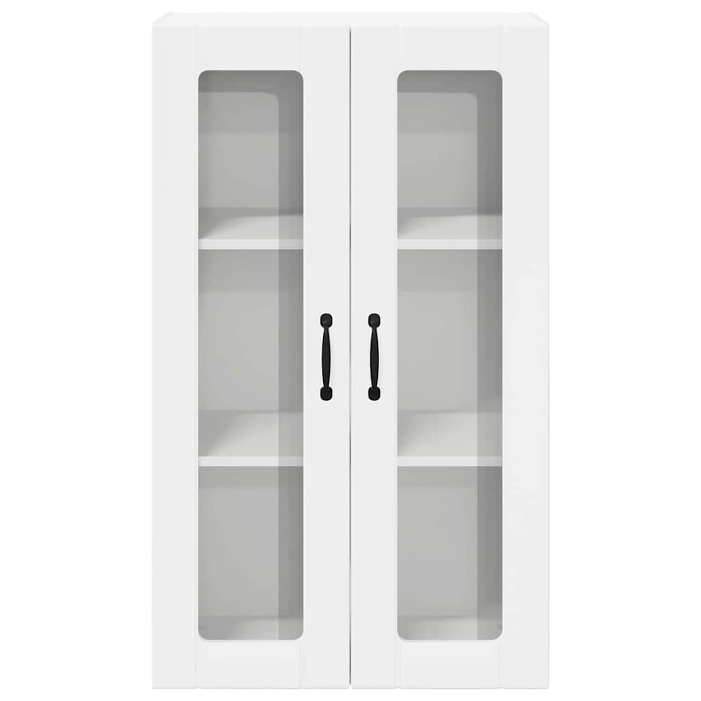 Keukenkast aan de muur met plank Hoogglans wit 60 x 31 x 100 cm