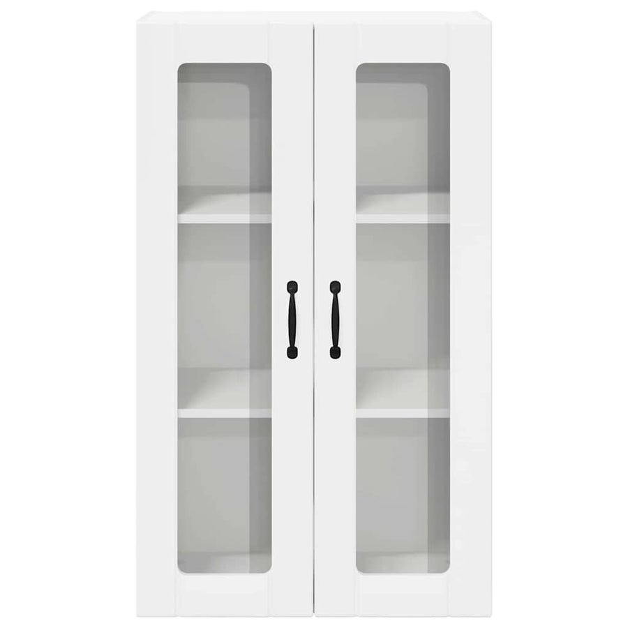 Keukenkast aan de muur met plank Hoogglans wit 60 x 31 x 100 cm