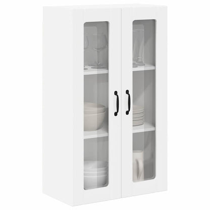 Keukenkast aan de muur met plank Hoogglans wit 60 x 31 x 100 cm