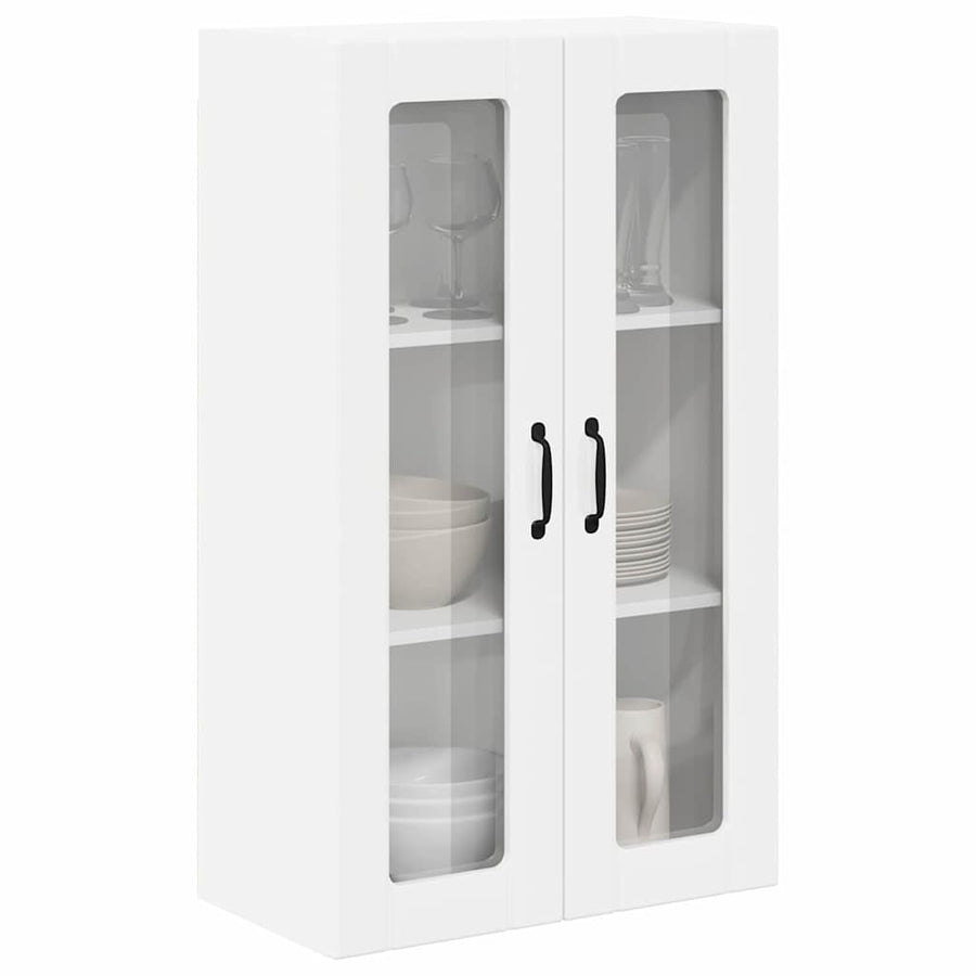 Keukenkast aan de muur met plank Hoogglans wit 60 x 31 x 100 cm