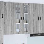 Keukenkast 60x31x100 cm grijs Sonoma bewerkt hout