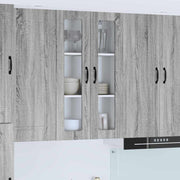 Keukenkast 60x31x100 cm grijs Sonoma bewerkt hout