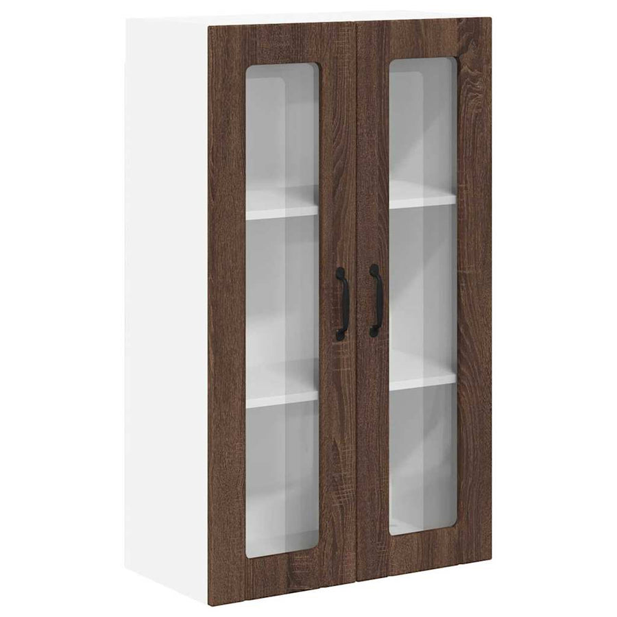 Keukenkast aan de muur met plank Bruin Eiken 60 x 31 x 100 cm