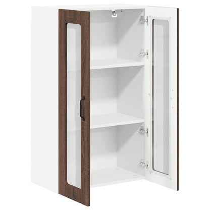 Keukenkast aan de muur met plank Bruin Eiken 60 x 31 x 100 cm