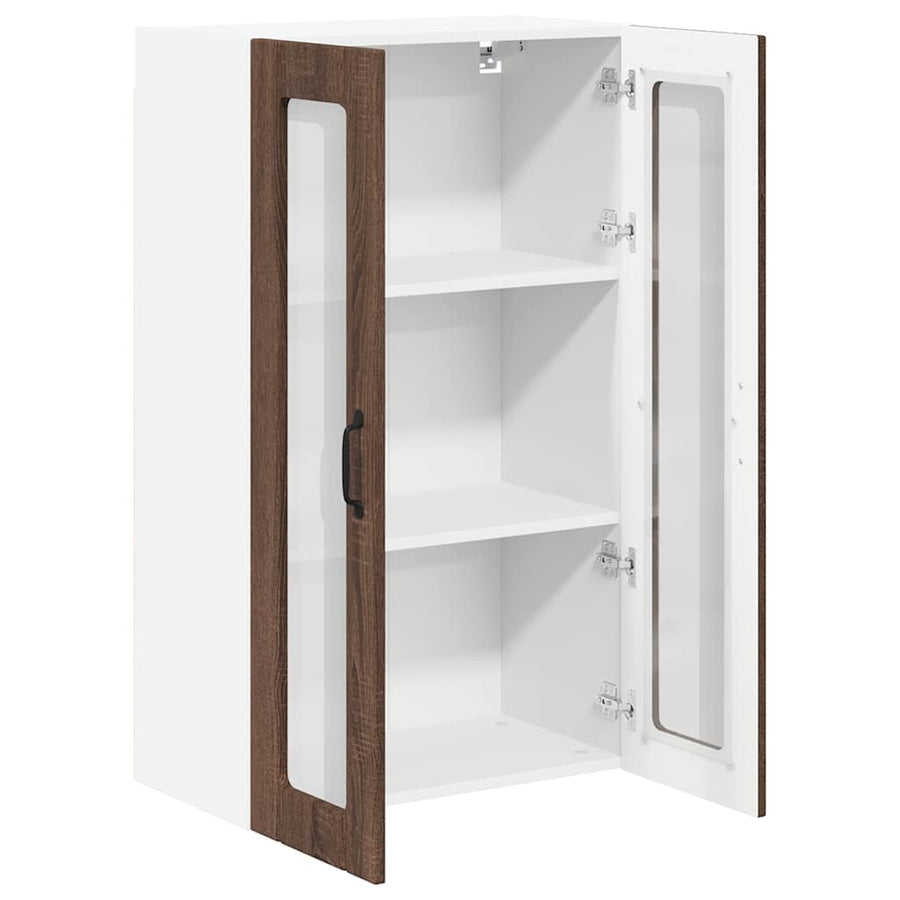 Keukenkast aan de muur met plank Bruin Eiken 60 x 31 x 100 cm