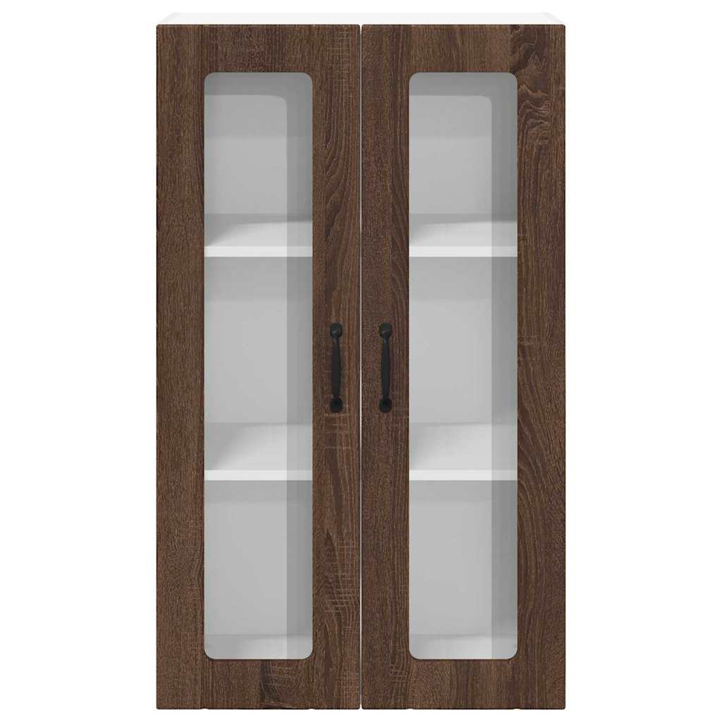 Keukenkast aan de muur met plank Bruin Eiken 60 x 31 x 100 cm