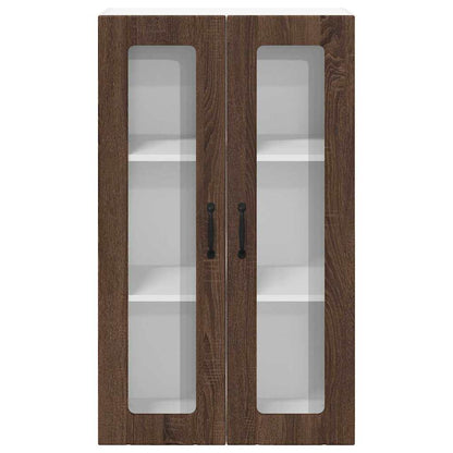 Keukenkast aan de muur met plank Bruin Eiken 60 x 31 x 100 cm