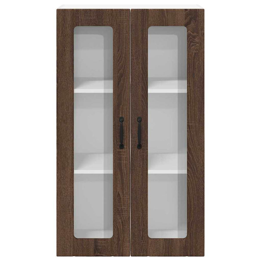 Keukenkast aan de muur met plank Bruin Eiken 60 x 31 x 100 cm