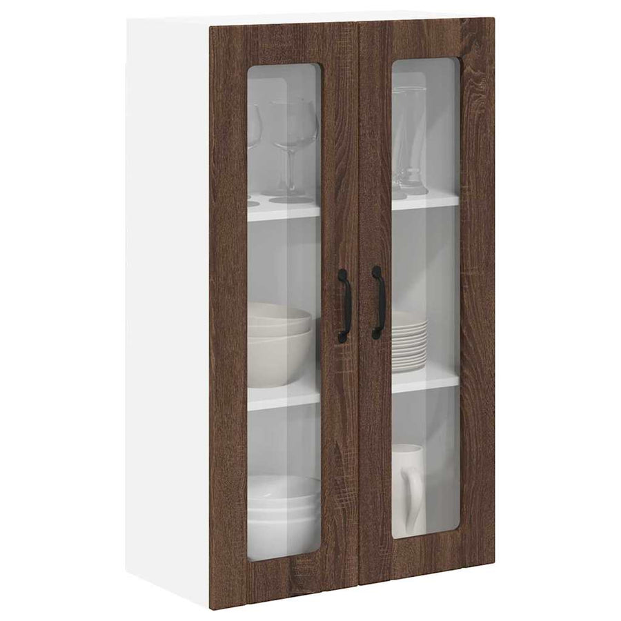 Keukenkast aan de muur met plank Bruin Eiken 60 x 31 x 100 cm