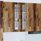 Keukenkast wand 60x31x100 cm bewerkt hout oud hout