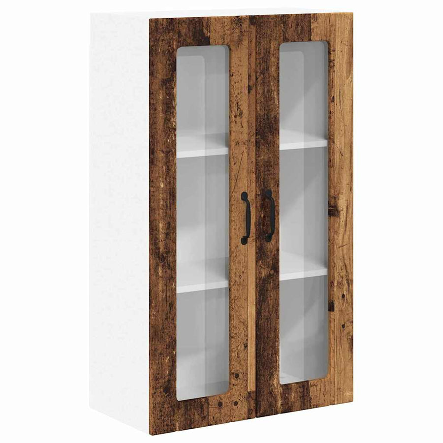 Keukenkast aan de muur Oud Hout 60 x 31 x 100 cm Bewerkt hout