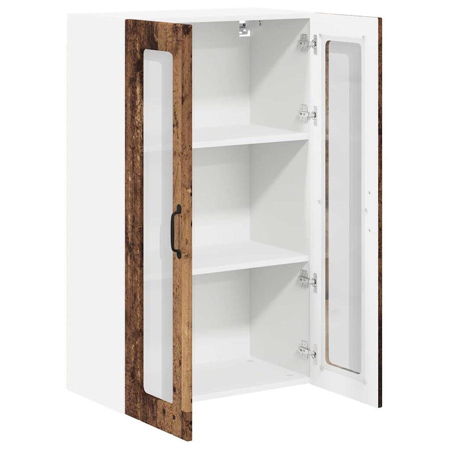 Keukenkast aan de muur Oud Hout 60 x 31 x 100 cm Bewerkt hout