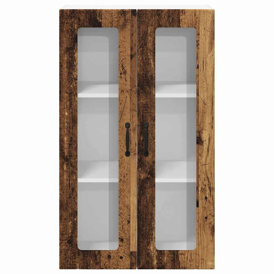 Keukenkast aan de muur Oud Hout 60 x 31 x 100 cm Bewerkt hout