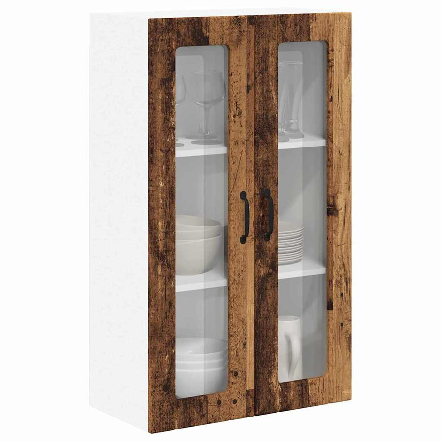 Keukenkast aan de muur Oud Hout 60 x 31 x 100 cm Bewerkt hout